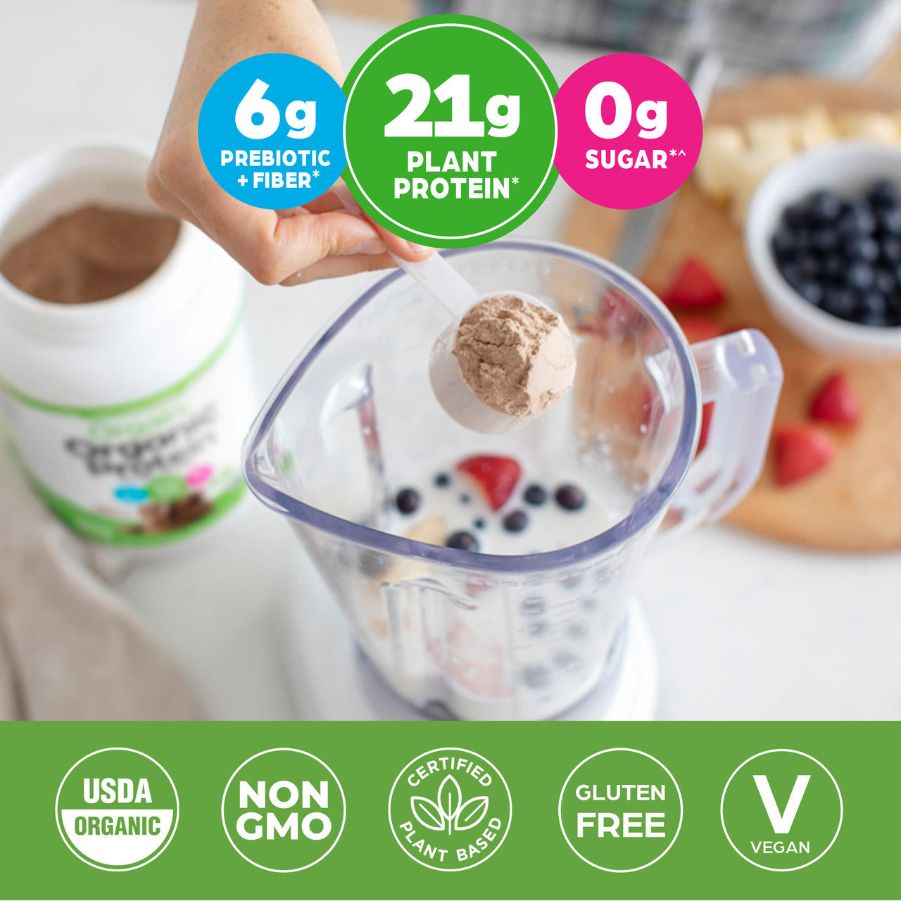 Orgain Sweet Vanilla Bean -2