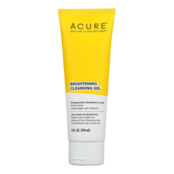Acure - Facial Cleansing Gel - Superfruit and Chlorella - 4 FL oz.