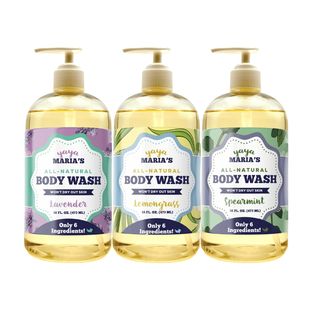 Yaya Maria's 6 Ingredient Natural Body Wash 16 FL OZ