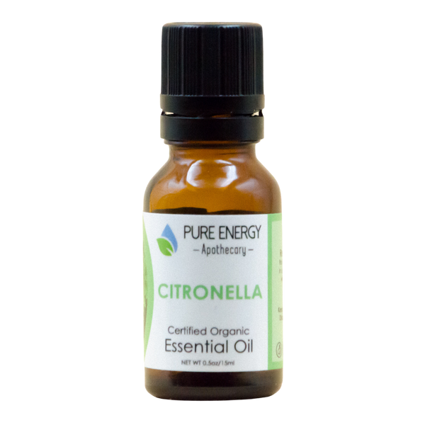 Essential Oil - Organic Citronella 0.5 oz