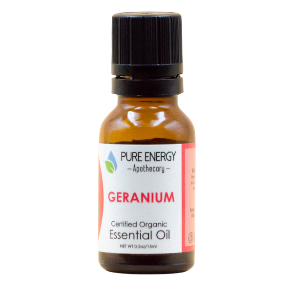 Essential Oil - Organic Geranium 0.5 oz