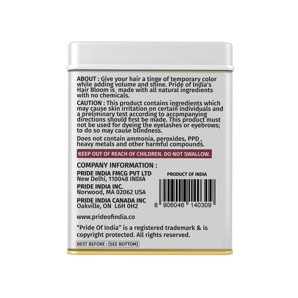 Hair Bloom Natural Burgundy Hair Color- Herbal Henna Burgundy Hair Color Powder-7