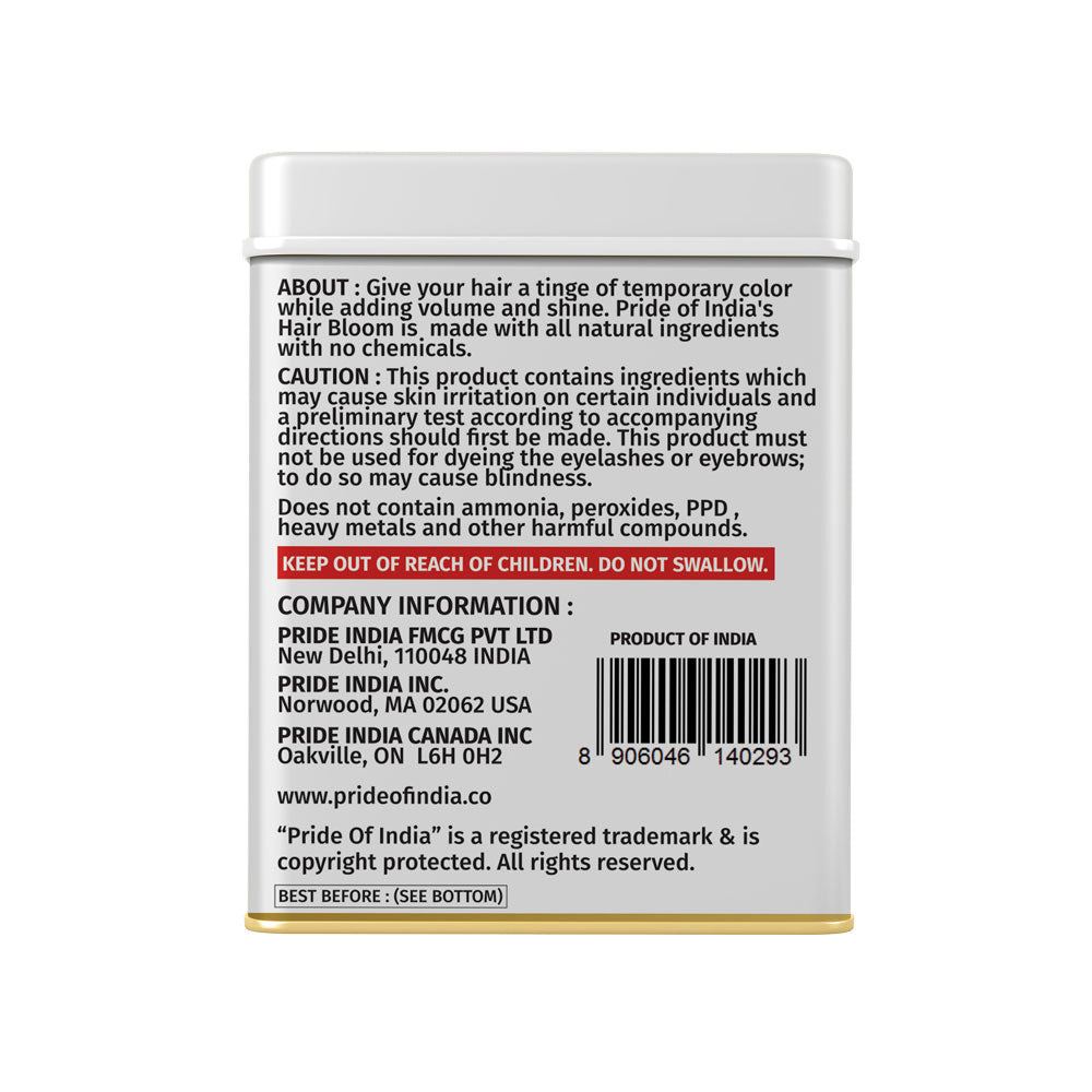 Hair Bloom Natural Red Hair Color Powder- Henna w/ Mixed Himalayan Herbs-6