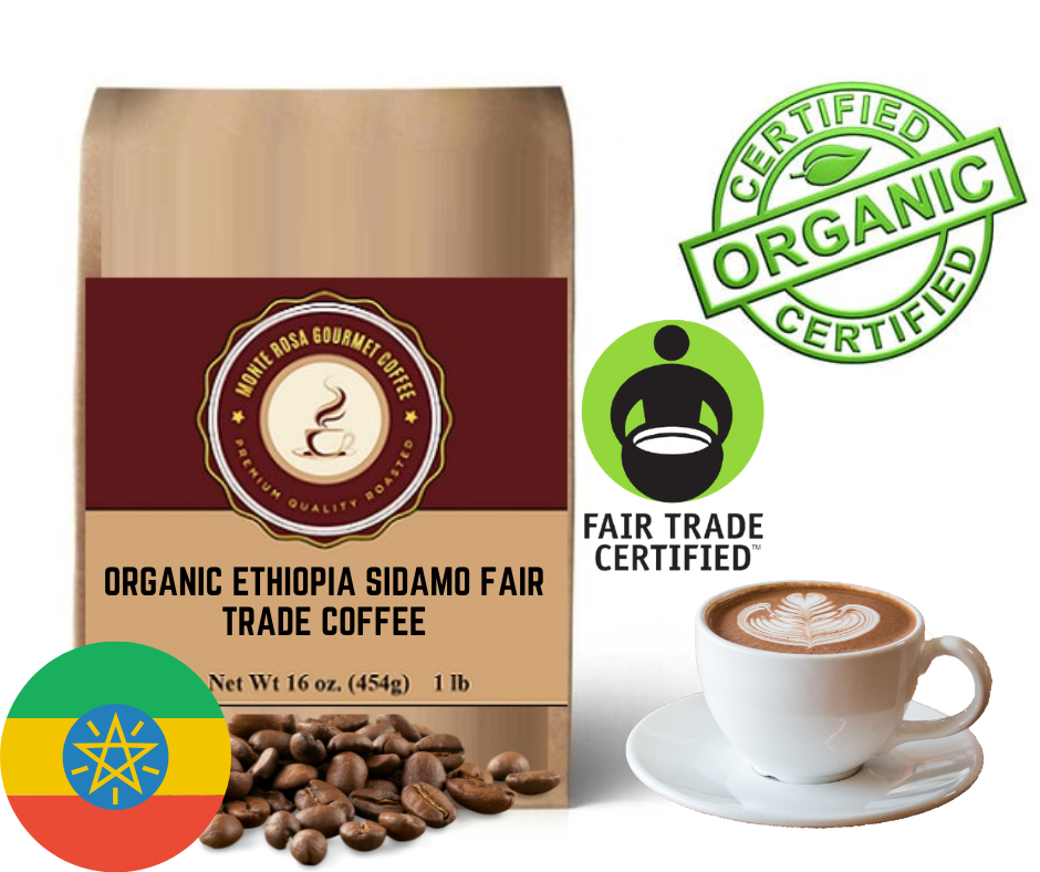 Organic Ethiopia Sidamo Fair Trade Coffee-0