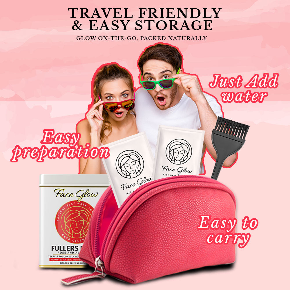Face Glow- Fuller’s Earth w/ Rose & Aloe Vera-5