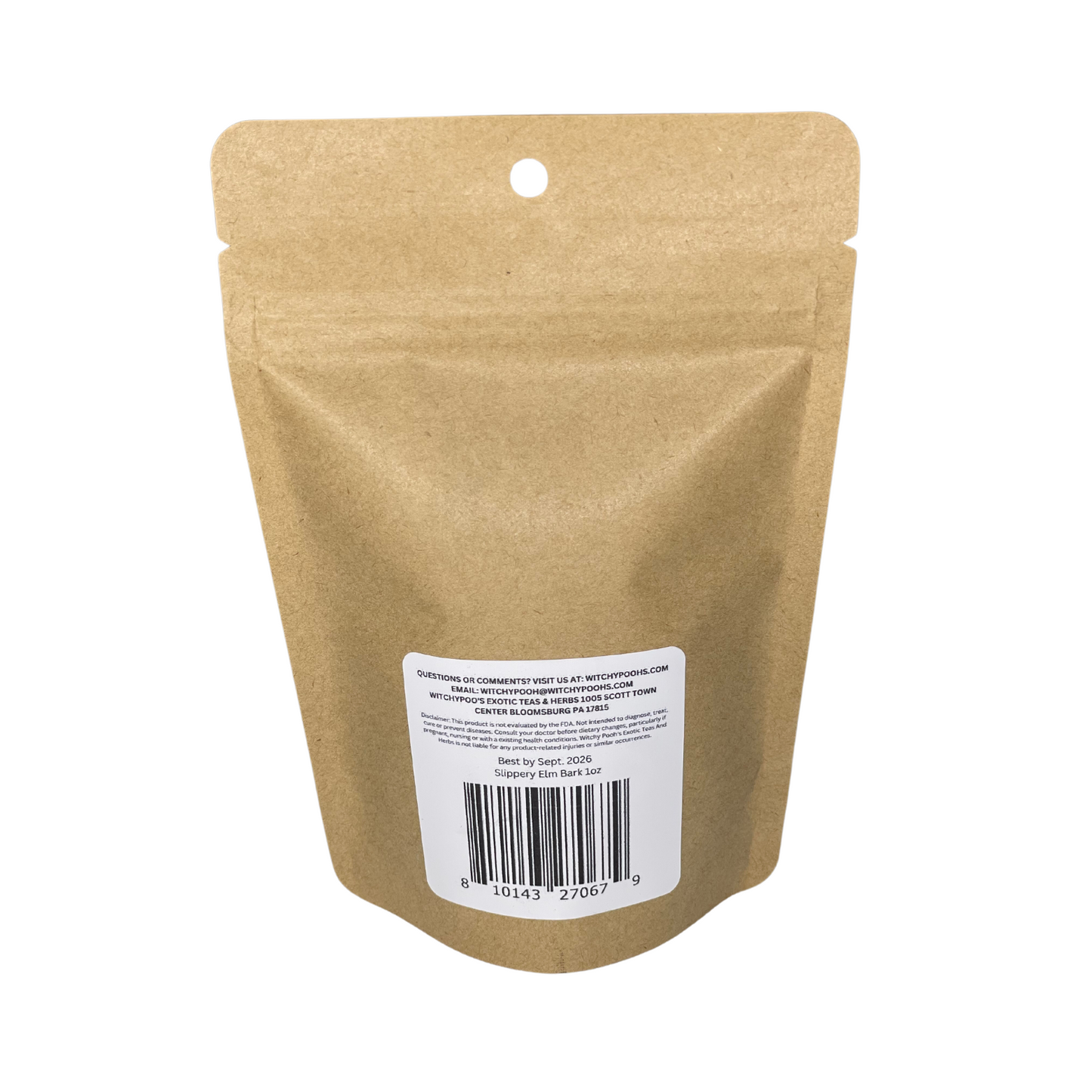 Slippery Elm Bark, Bark Dried, Bark Shredded, Dried Herbs, Food Grade Herbs, Herbs and Spices, Loose Leaf Herbs-1