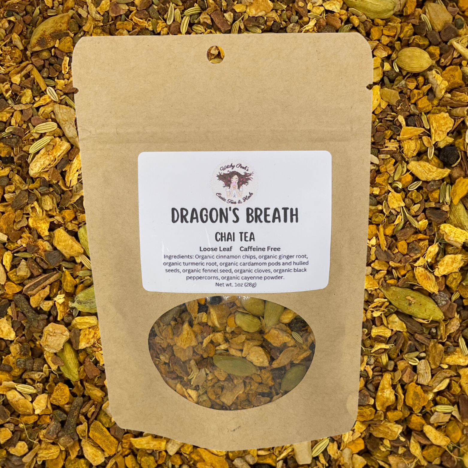 Dragon's Breath Tea, Chai Tea, Herbal Tea, Loose Leaf Tea, Caffeine Free Tea, Spicy Tea, Bloody Mary Mix-0