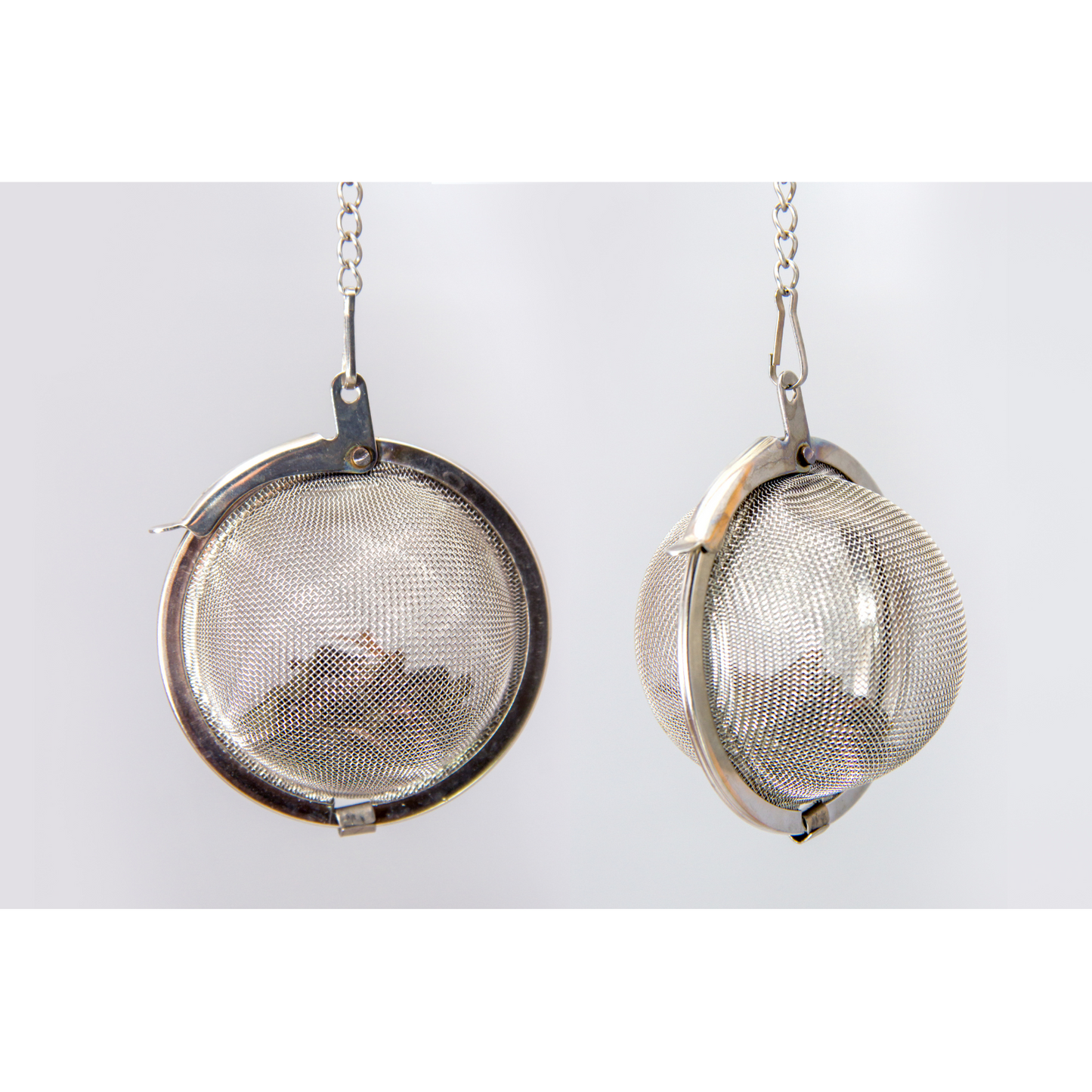 Tea Infuser Mesh Ball for Brewing Loose Leaf Tea 2." with FREE Wooden Spoon!!-8