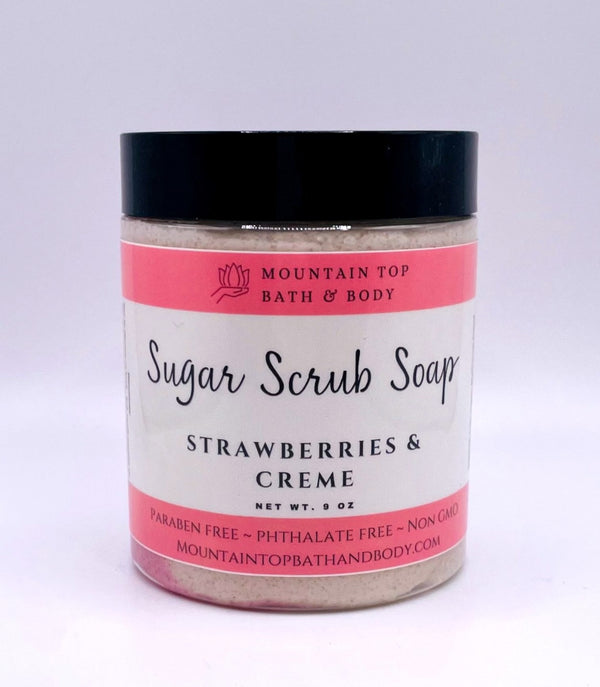Strawberries & Creme Sugar Scrub Soap