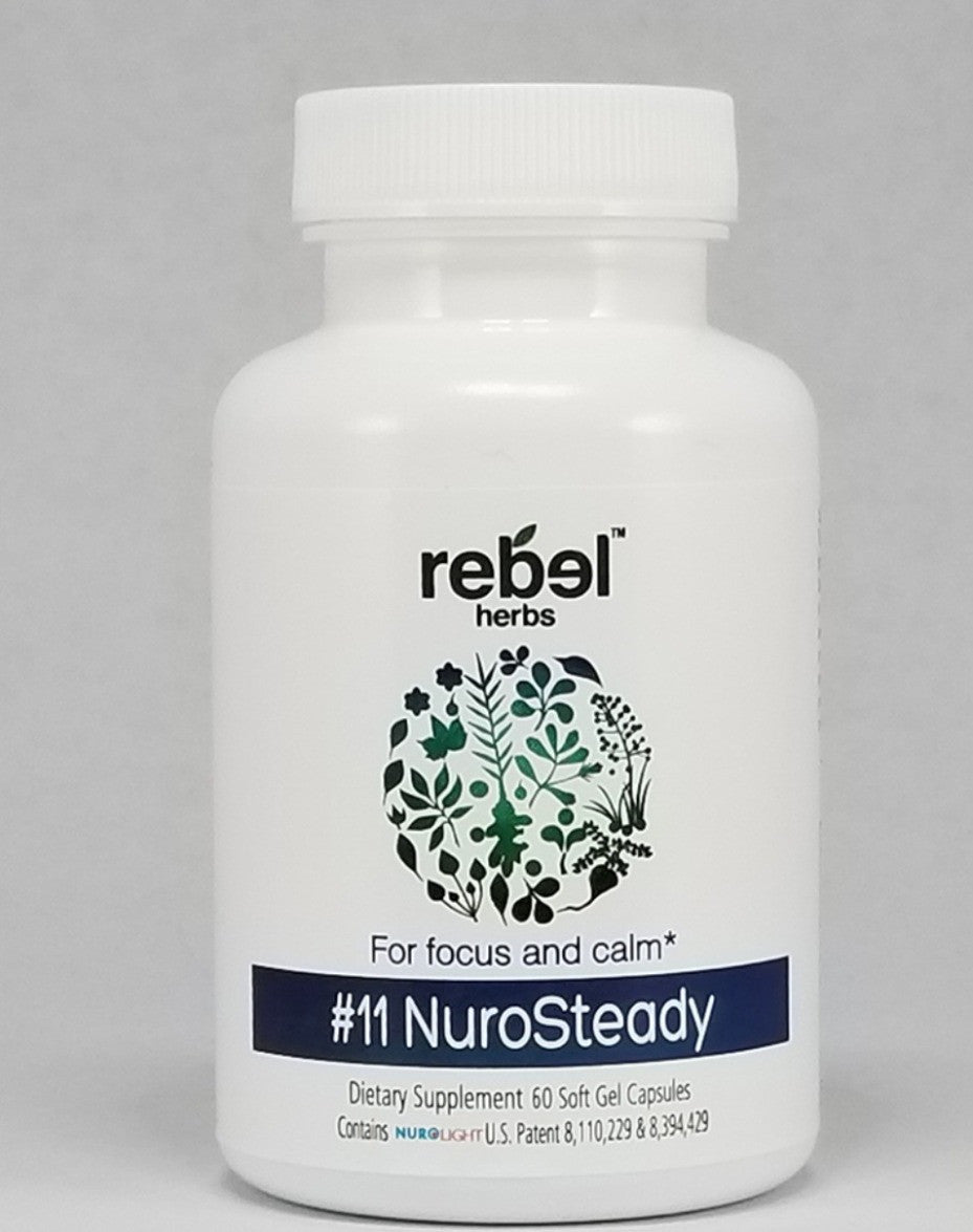 Rebel Herbs Organic NuroSteady 60 Capsules-0