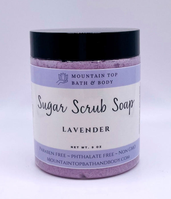 Lavender Sugar Scrub Soap