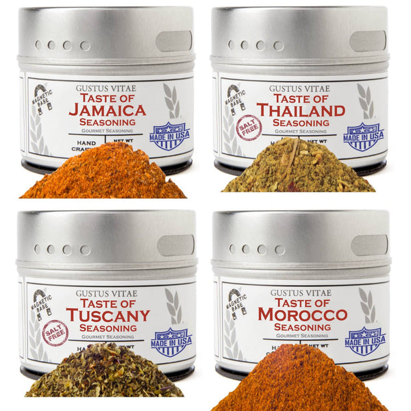 Global Foodie Spice Collection  | Set of 4 Tins