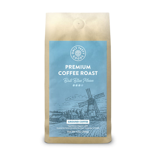 Premium Coffee Roast - Bali Blue Moon - Organic Coffee Low Acidity Ground Coffee-0