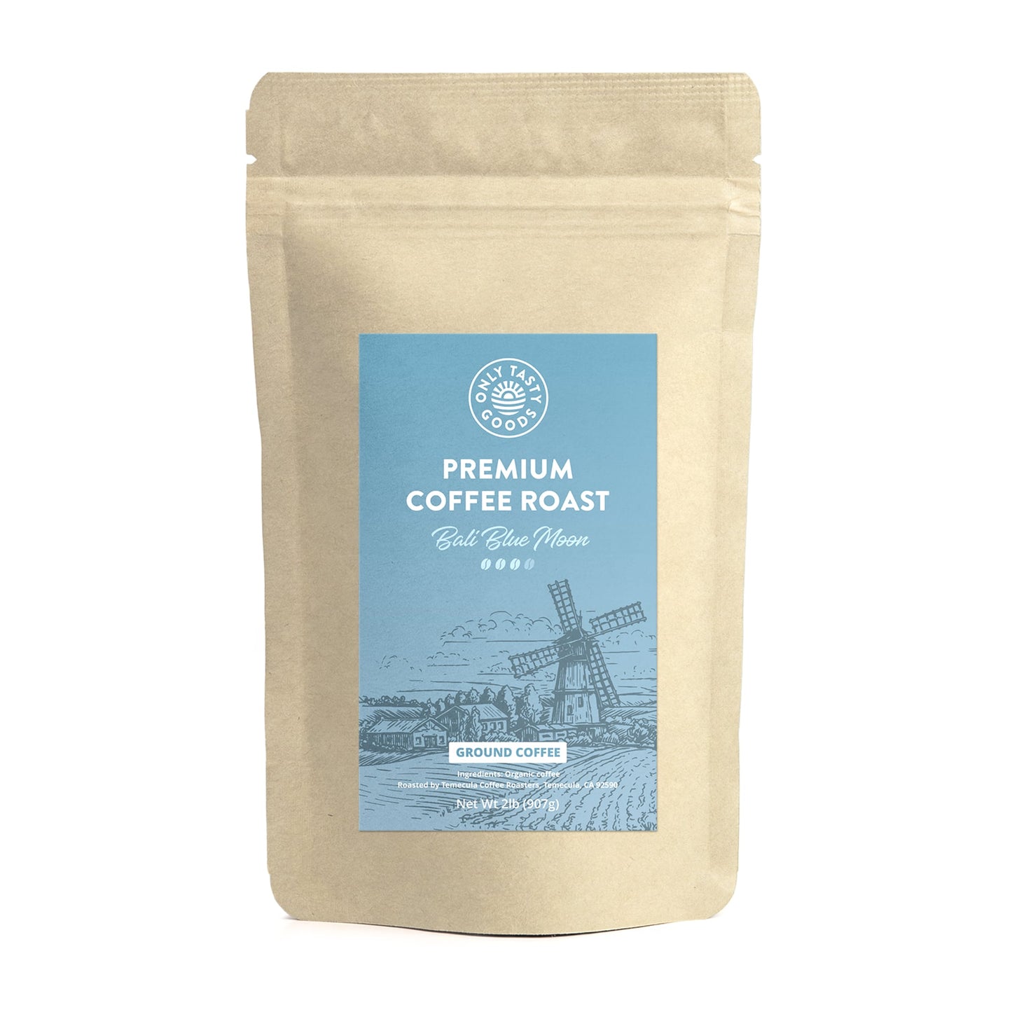 Premium Coffee Roast - Bali Blue Moon - Organic Coffee Low Acidity Ground Coffee-4