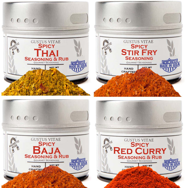 Spicy One Pot Wonders | Complete 4 Pack Collection | Authentic Gourmet Seasonings and Spice Blends
