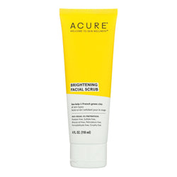 Acure - Brightening Facial Scrub - Argan Extract and Chlorella .