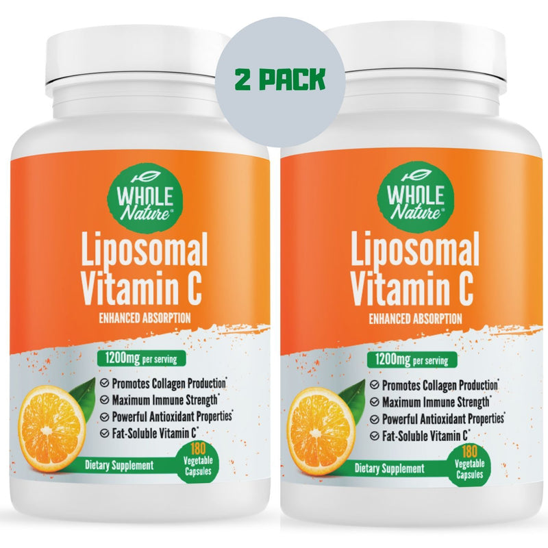 Whole Nature Liposomal Vitamin C 1200 mg Vegan Capsules