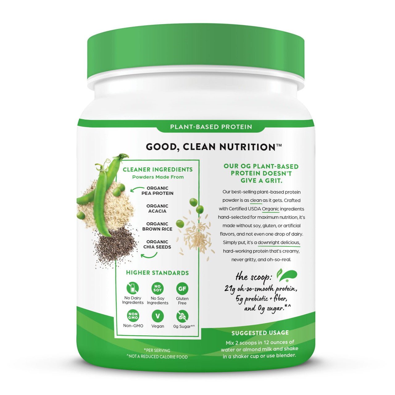 Orgain Organic Plant Based Protein Powder, Sweet Vanilla Bean (1X1.02 Lb  )-7