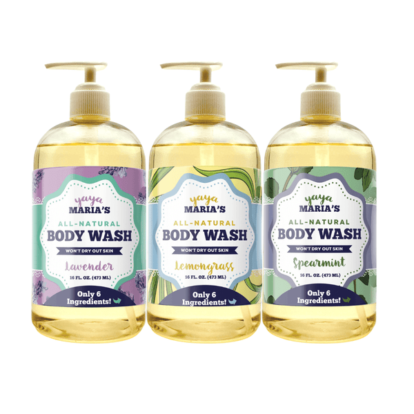 Yaya Maria's 6 Ingredient Natural Body Wash  16 FL OZ