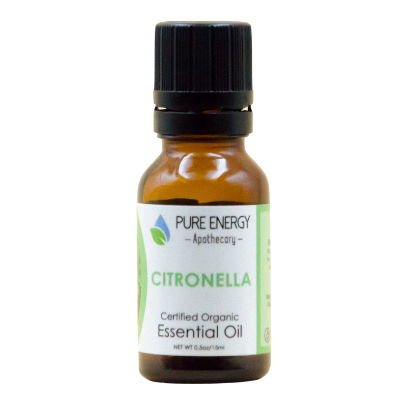 Essential Oil - Organic Citronella 0.5 oz