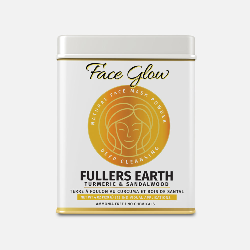 Face Glow- Fuller’s Earth w/ Turmeric & Sandalwood--0