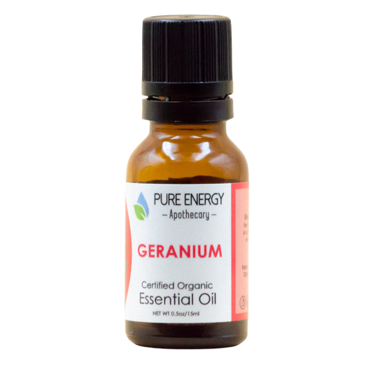Essential Oil - Organic Geranium 0.5 oz