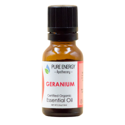 Essential Oil - Organic Geranium 0.5 oz