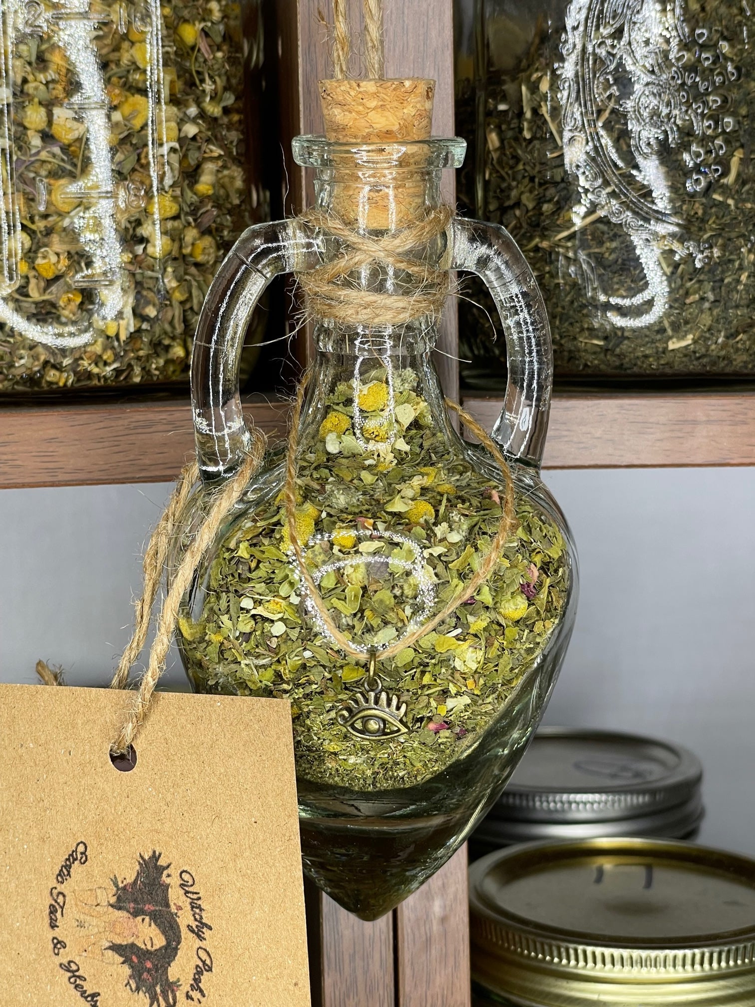 Lucid Dreaming Herbal Tea in Hanging Jars-3