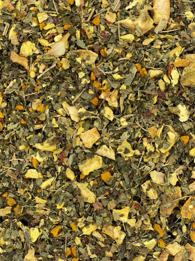 Turmeric Ginger Brew Tea, Herbal Tea, Loose Leaf Tea, Organic Tea, Caffeine Free Tea, Functional Tea,-12