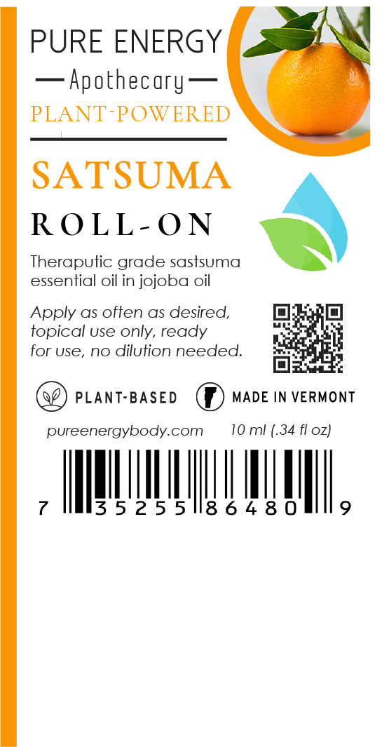 Aromatherapy Essential Oil Roll-On (Satsuma)