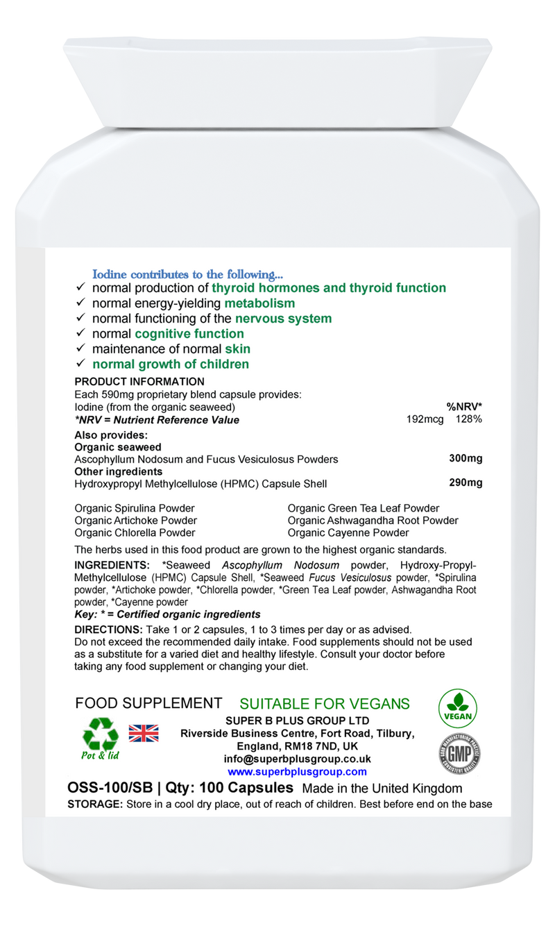 Super Organic Seaweeds & Herbals