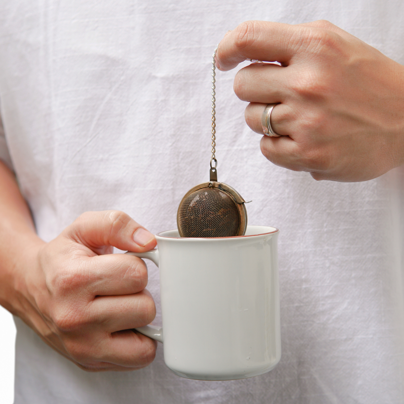 Tea Infuser Mesh Ball for Brewing Loose Leaf Tea 2." with FREE Wooden Spoon!!-7