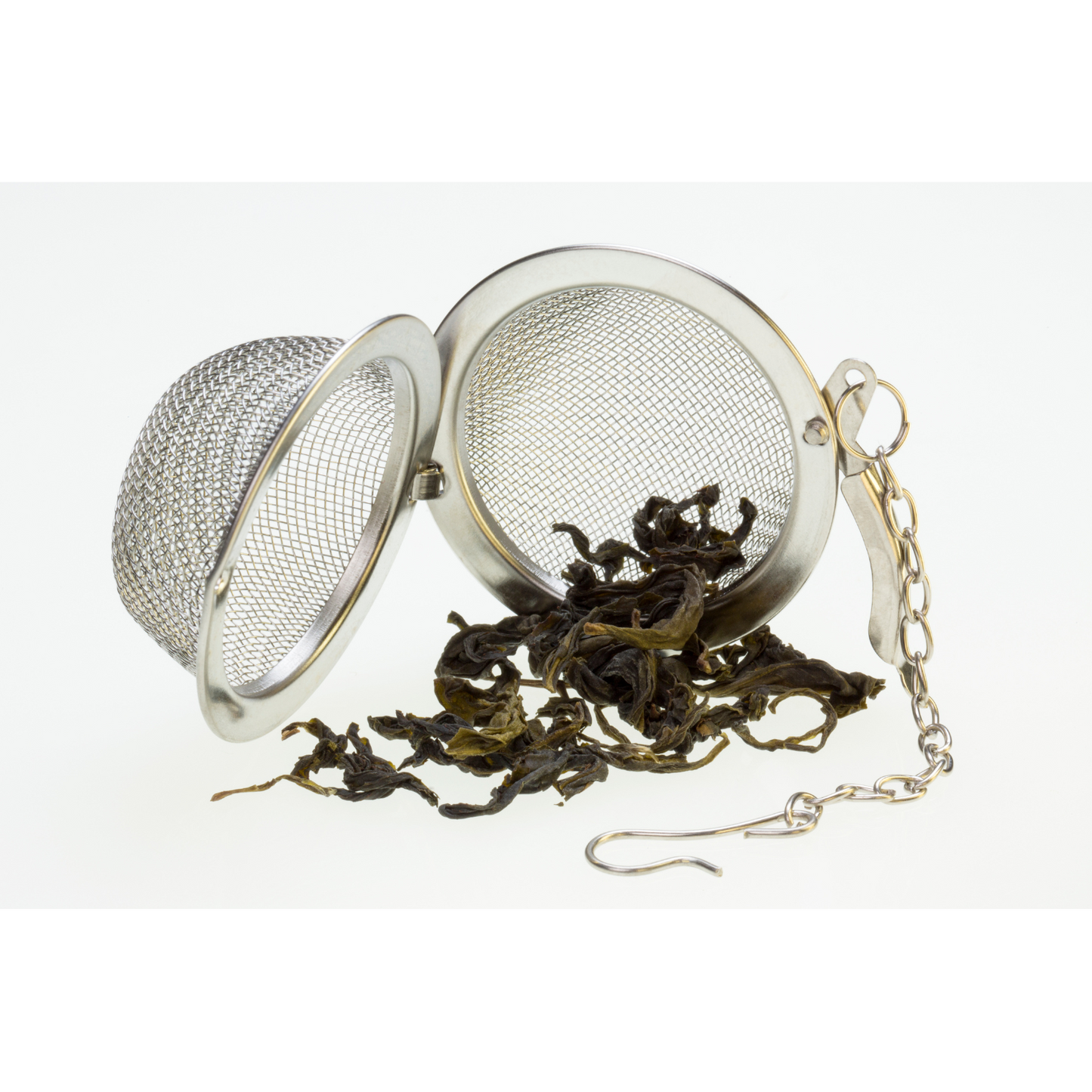 Tea Infuser Mesh Ball for Brewing Loose Leaf Tea 2." with FREE Wooden Spoon!!-9