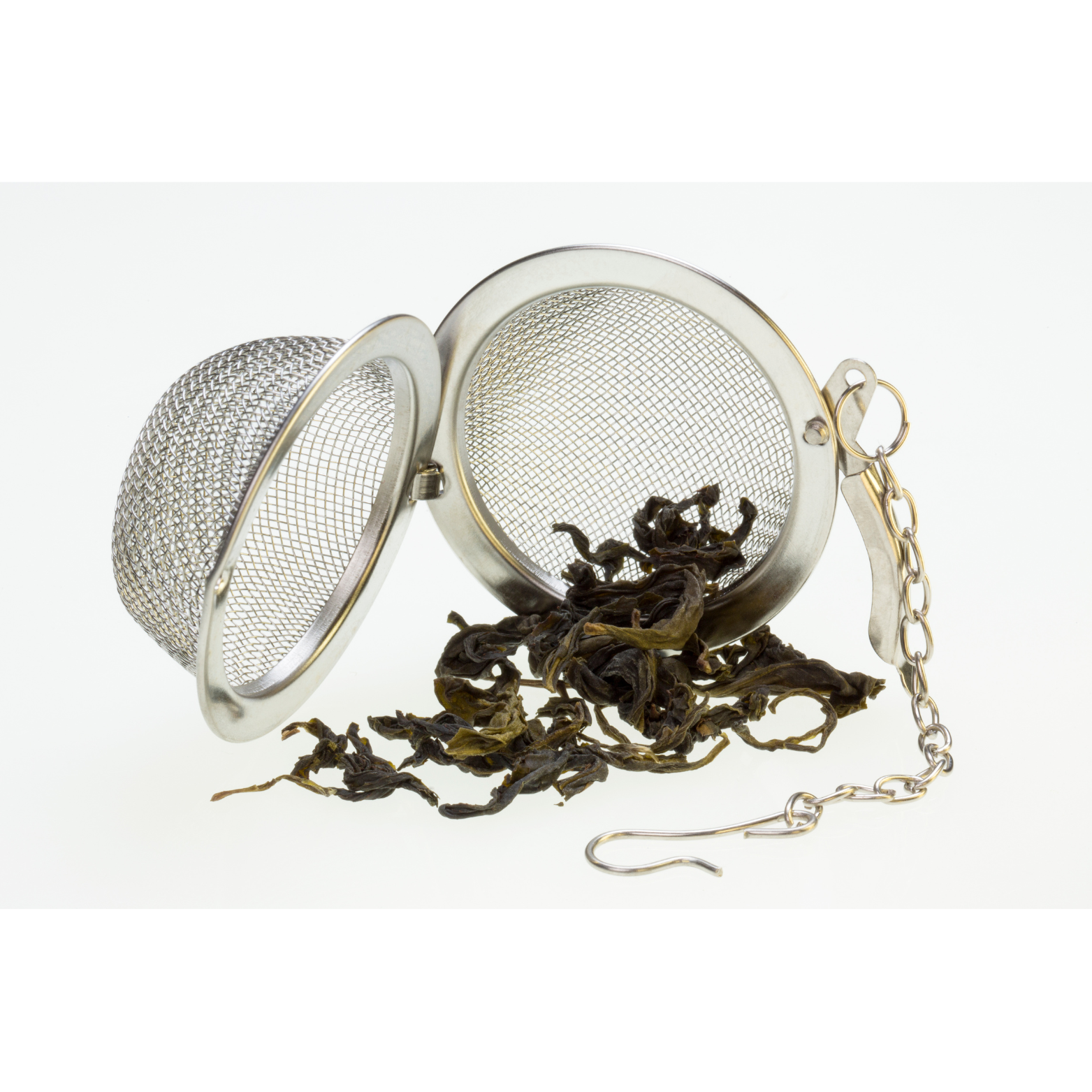 Tea Infuser Mesh Ball for Brewing Loose Leaf Tea 2." with FREE Wooden Spoon!!-9