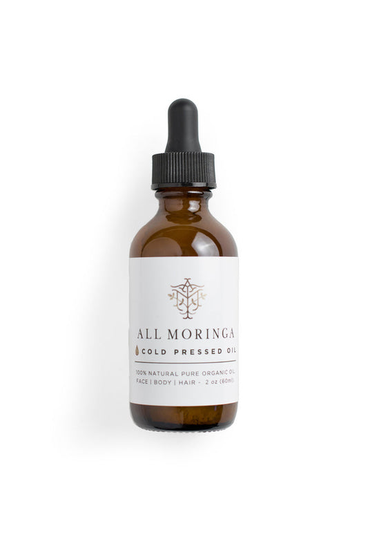 Premium Pure 100% Organic Moringa Oleifera Cold Press Seed Oil