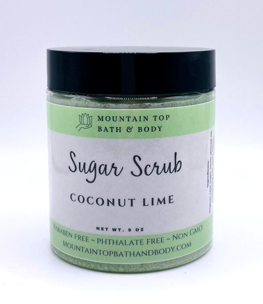 Coconut Lime Sugar Scrub