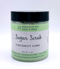 Coconut Lime Sugar Scrub