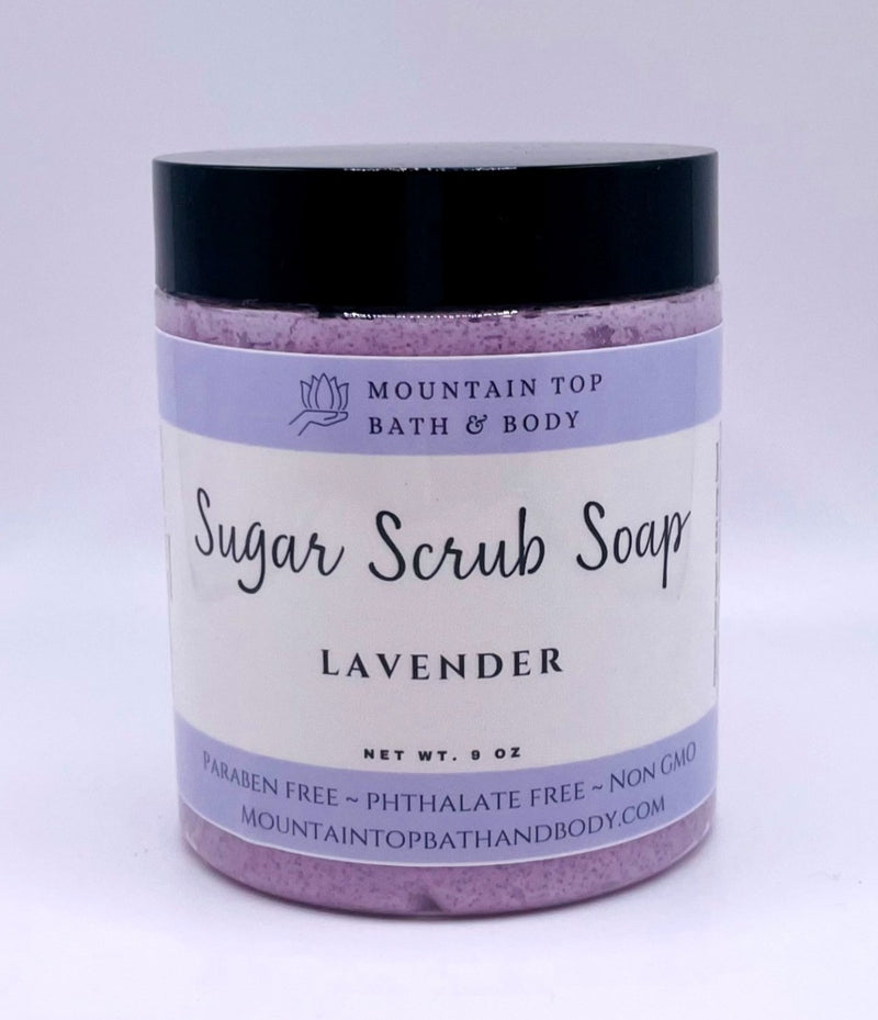 Lavender Sugar Scrub Soap