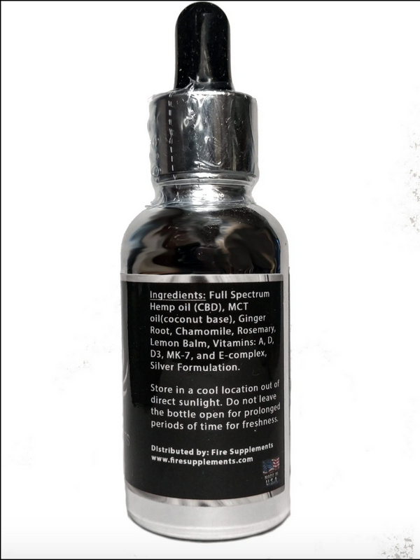 Silver: Hemp Extract Tincture