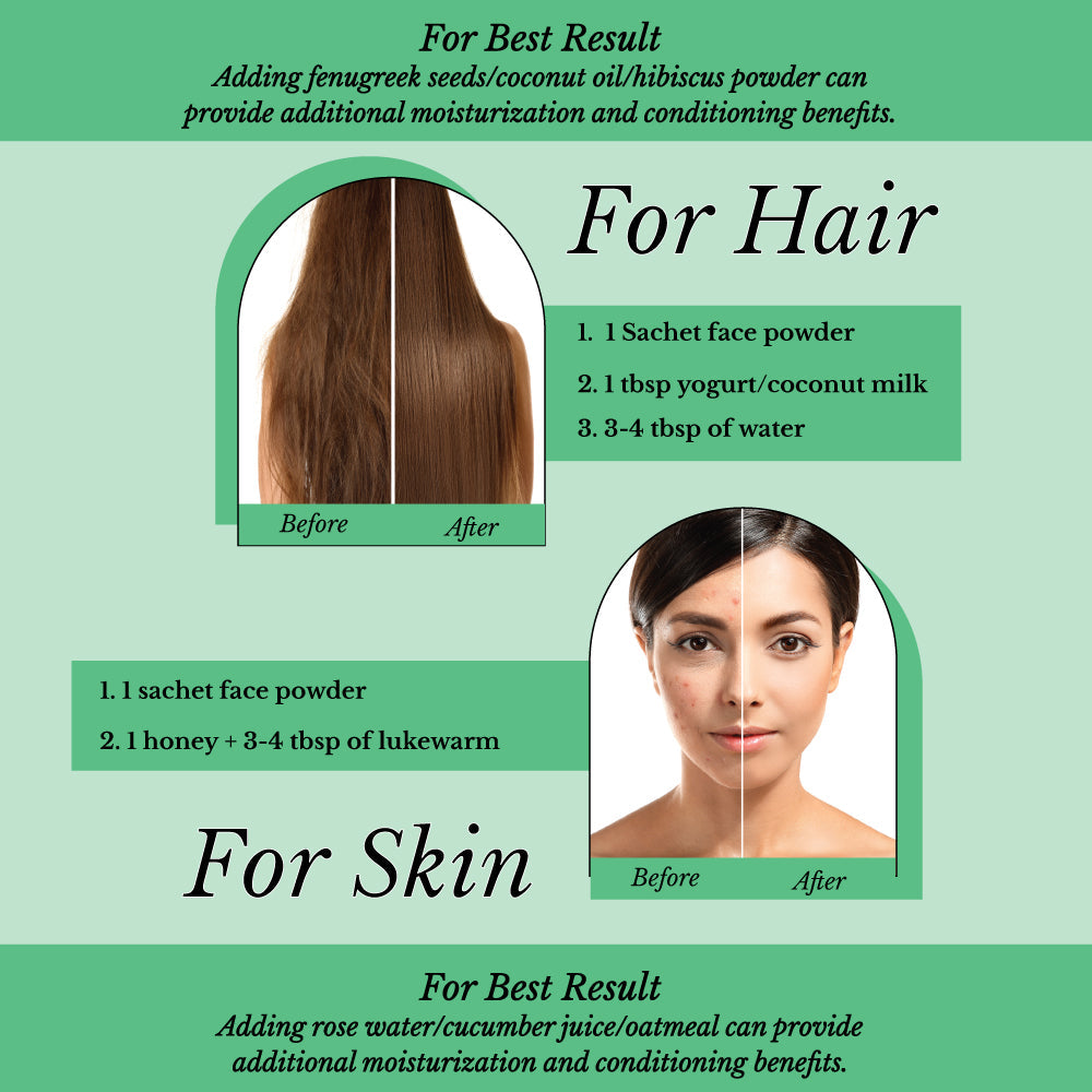 Hair Bliss- Natural Aloe Vera Herbal Hair & Skin Conditioning Powder-5