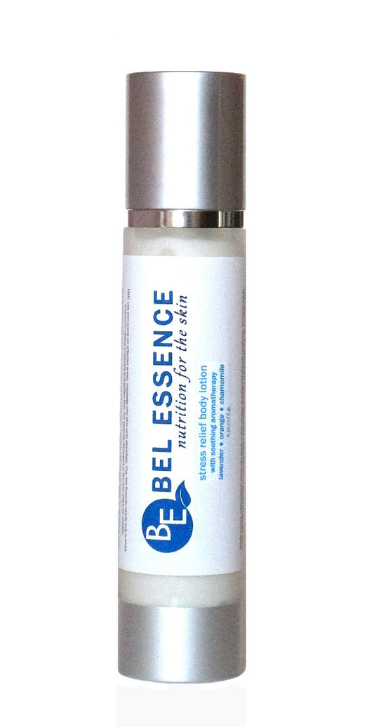 Stress Relief Body Lotion with Soothing Aromatherapy - Lavender, Orange, Chamomile -- 4 oz