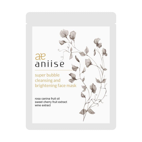 ANIISE Super Bubble Cleansing and Illuminating Face Sheet Mask